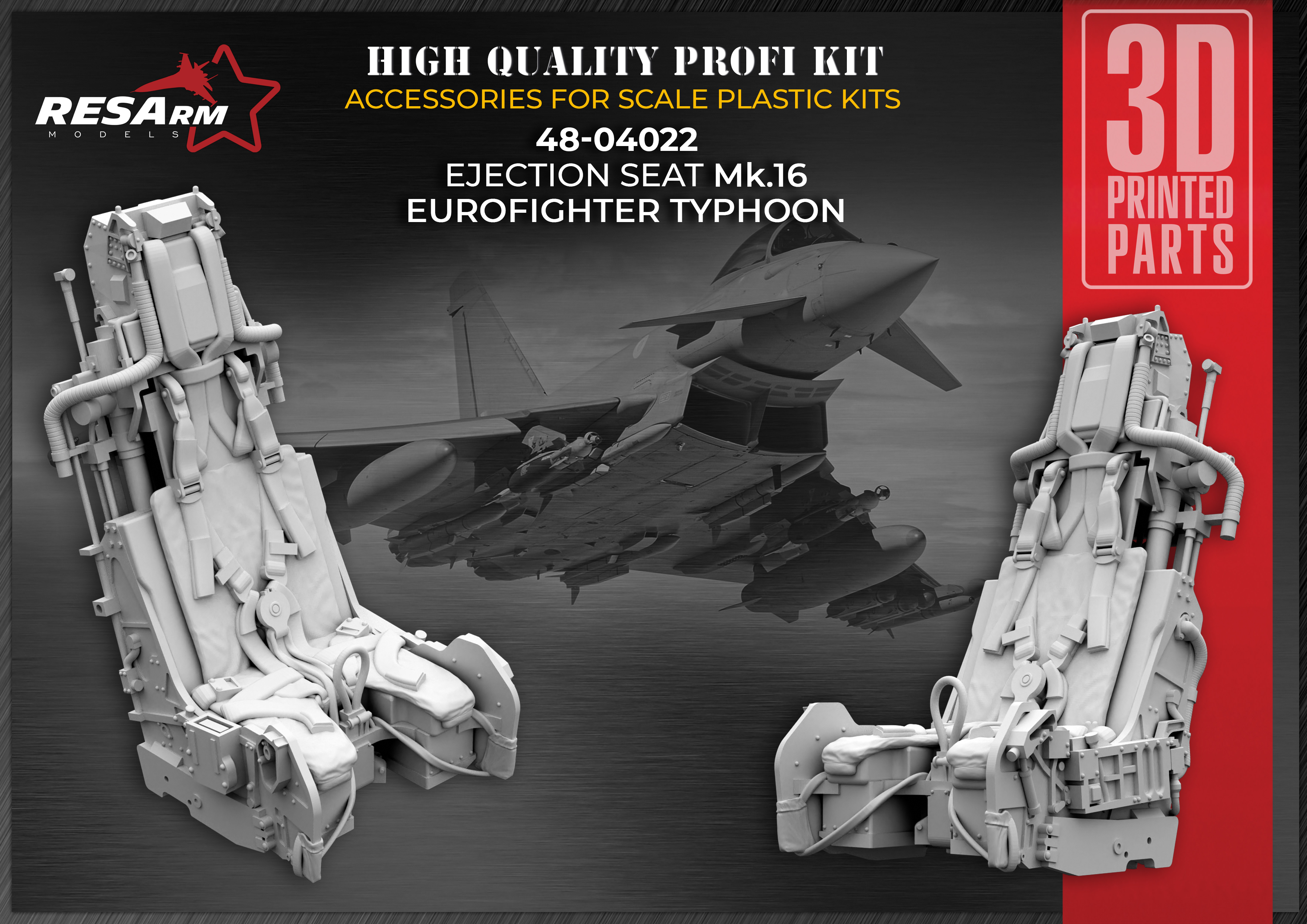 Дополнения из смолы 1/48 Катапультное кресло Eurofighter Typhoon (RESArm)