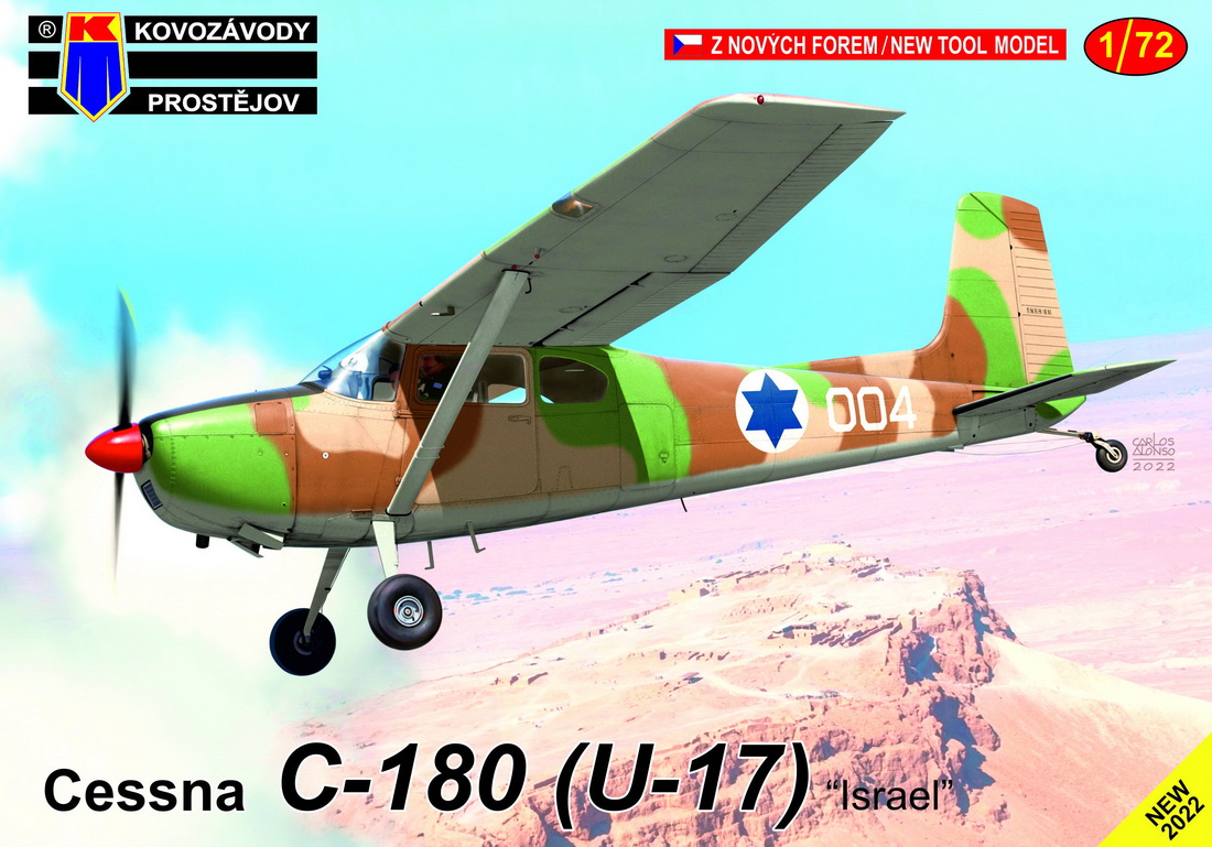 Сборная модель 1/72 Cessna C-180 (U-17) 'Israel'  (Kovozavody Prostejov)