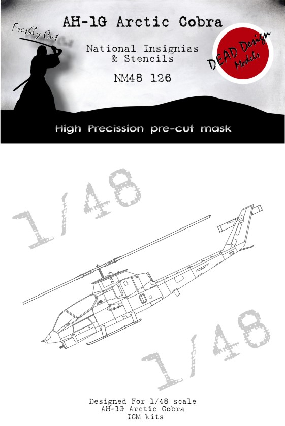 Bell AH-1G Cobra Arctic Cobra National Insignia (designed to be used with ICM kits)