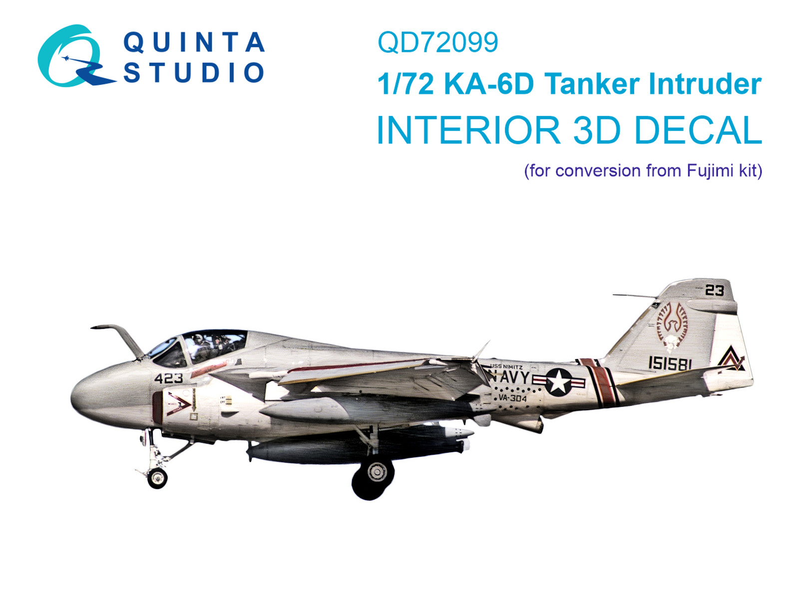 3D Декаль интерьера кабины KA-6D Tanker Intruder (Fujimi)