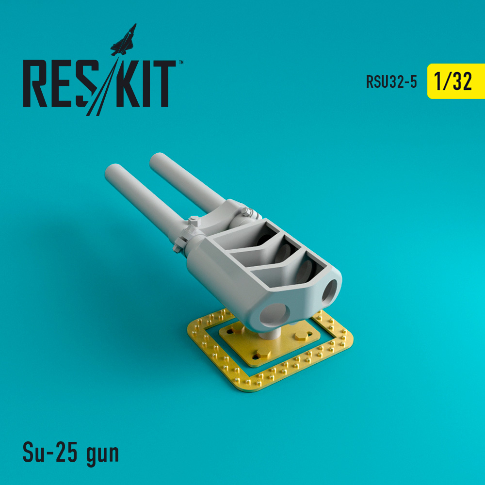 Дополнения из смолы 1/32 Пушка для Су-25К 'Грач'  (Trumpeter) (Reskit)