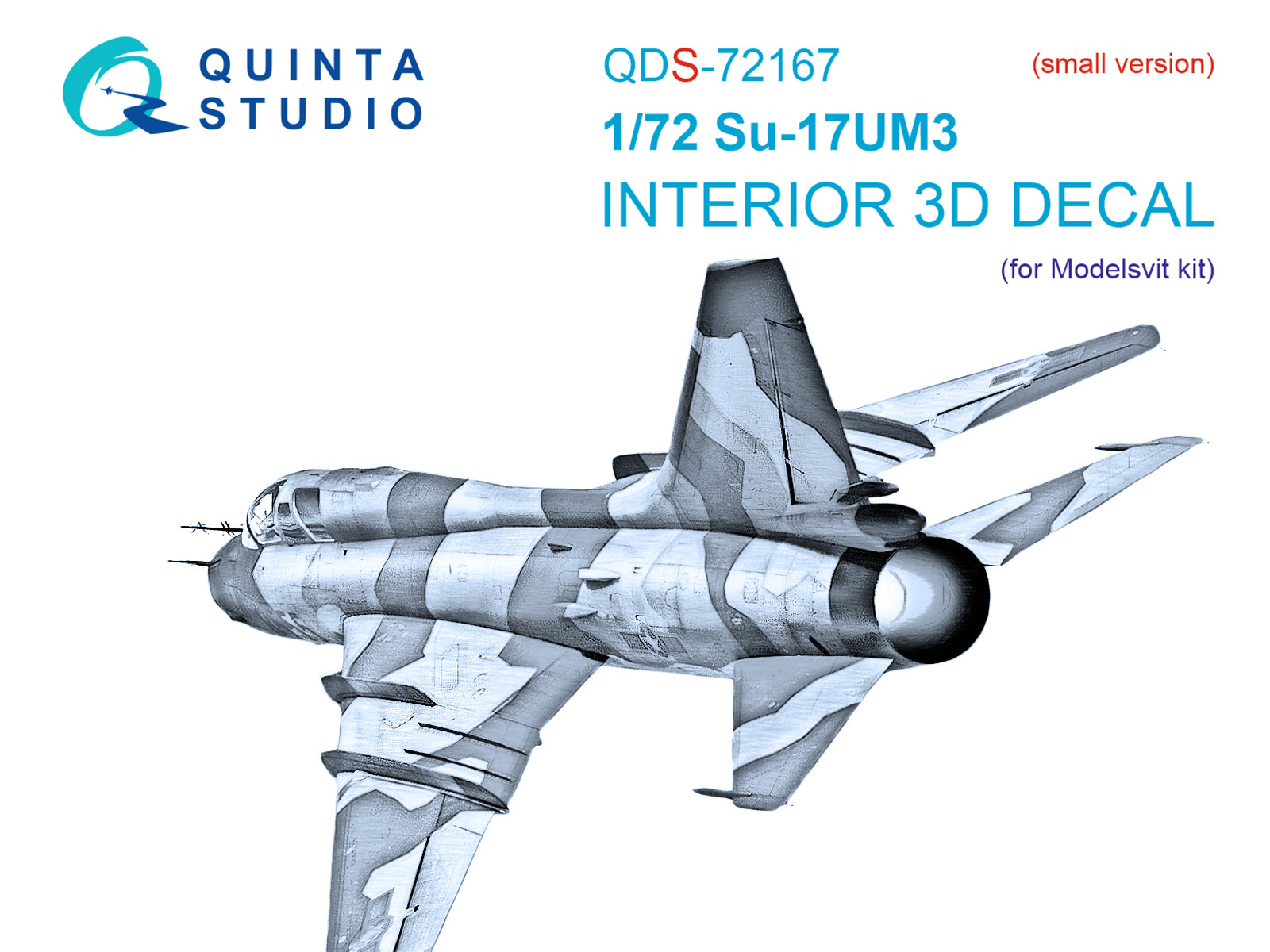 3D Декаль интерьера кабины Су-17УМ3 (Modelsvit) (малая версия)