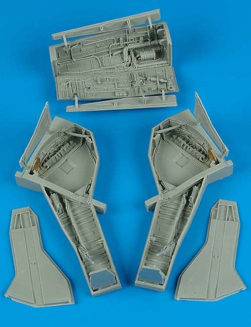 Дополнения из смолы 1/32 Ниши шасси Republic F-105D Thunderchief (для модели Trumpeter kits)