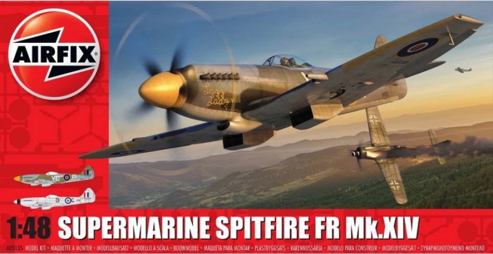 Сборная модель 1/48 Supermarine Spitfire FR Mk.XIV (Airfix)