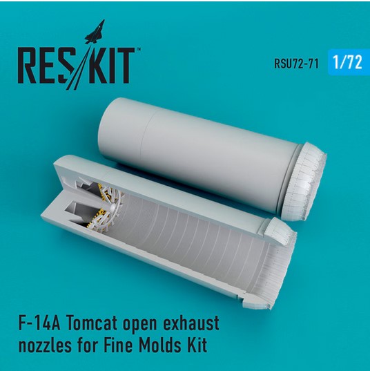 Дополнения из смолы 1/72 Grumman F-14A Tomcat open exhaust nozzles (ResKit)