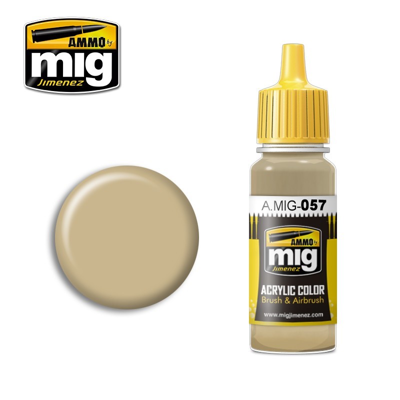 Краска акриловая YELLOW GREY (желто-серый) (Ammo Mig) (17ml)