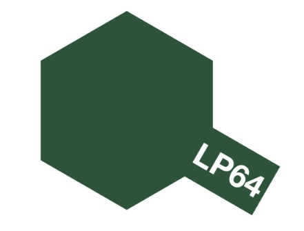 Краска лаковая LP-64 Olive Drab (JGSDF) (Tamiya) (10ml)