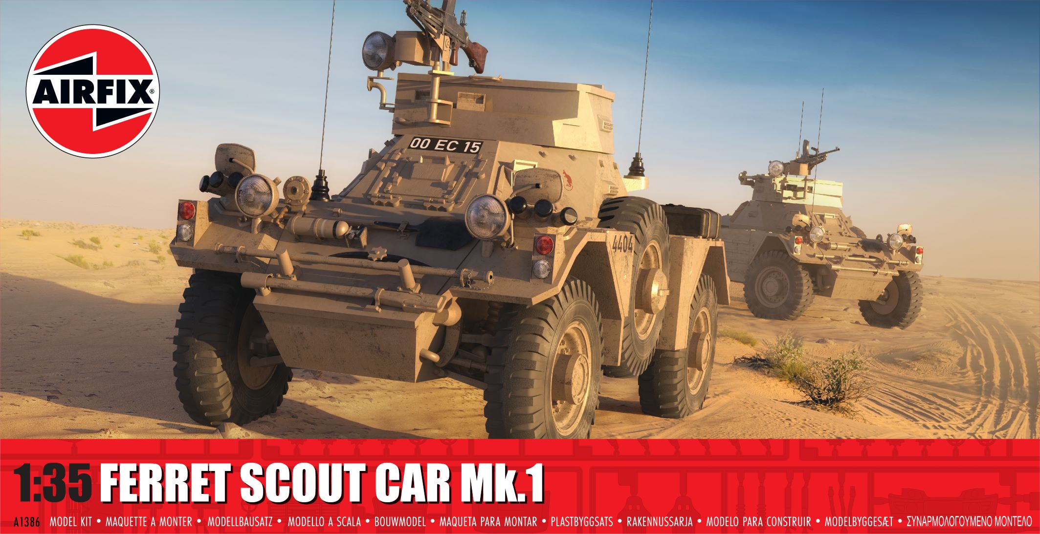 Сборная модель 1/35 Ferret Scout Car Mk.1 (Airfix)