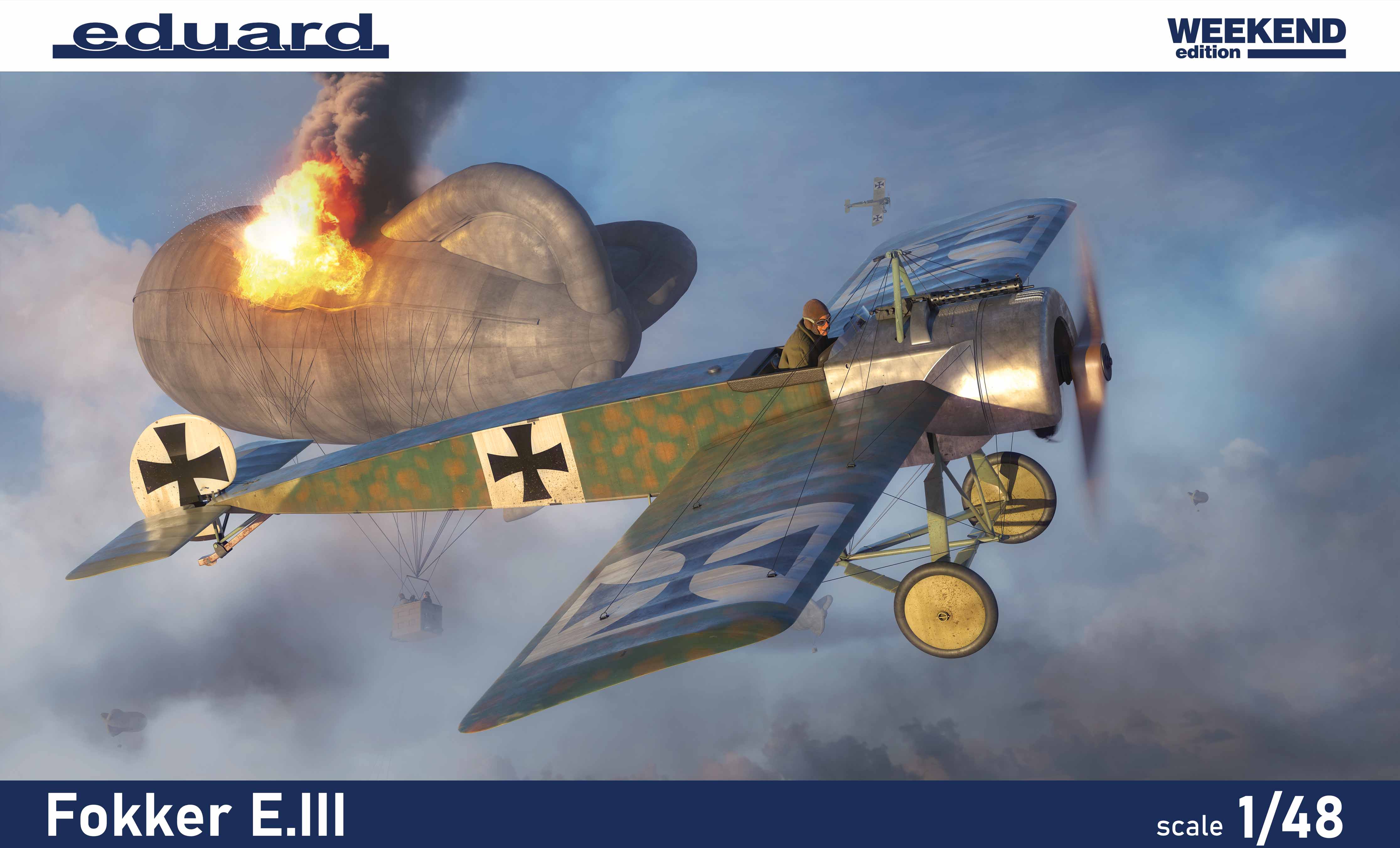 Сборная модель 1/48 Fokker E.III (Weekend edition) (Eduard kits)