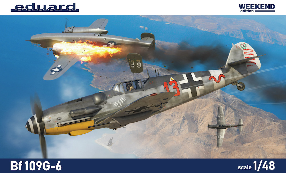 Сборная модель 1/48 Messerschmitt Bf-109G-6 Weekend edition (Eduard kits)