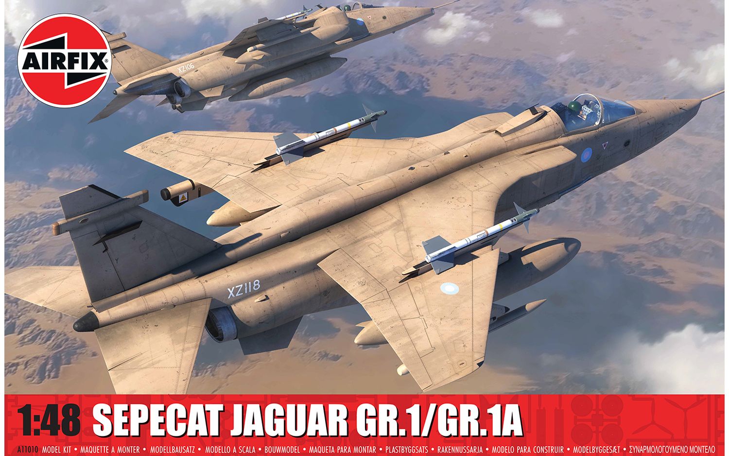 Сборная модель 1/48 BAC/SEPECAT Jaguar GR.1/GR.1A (Airfix)