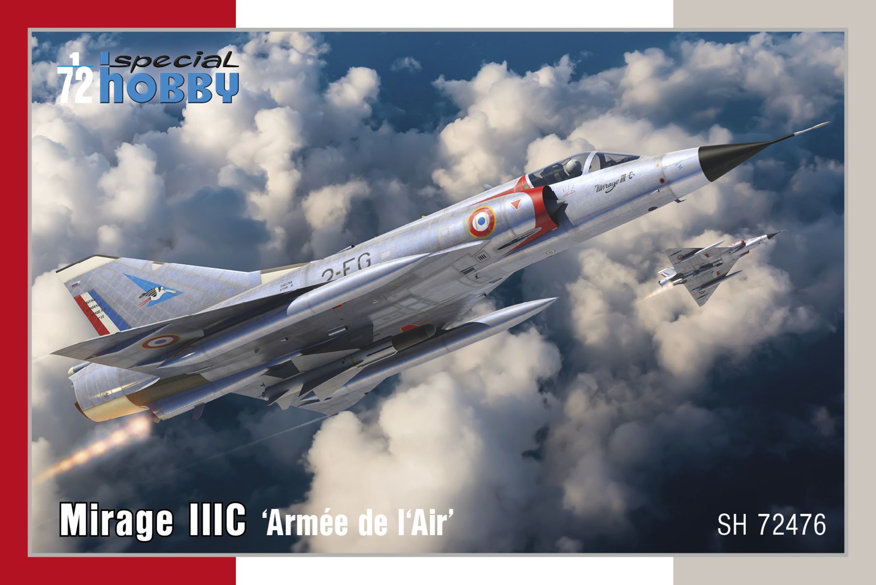 Сборная модель 1/72 Dassault-Mirage IIIC 'Armee de l'Air'  (Special Hobby)