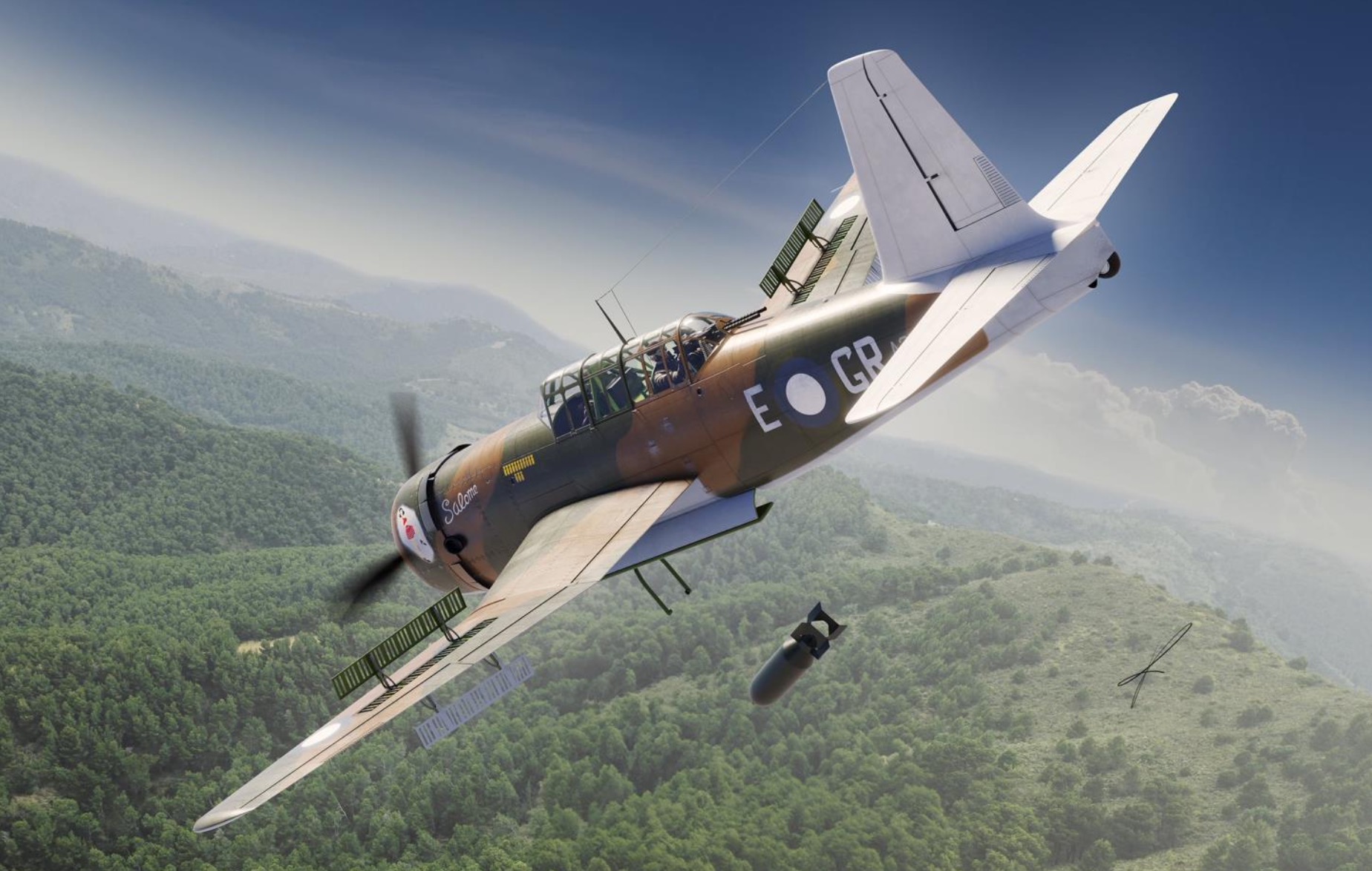 Сборная модель 1/72 Vultee Vengeance Mk.II (Dora Wings)