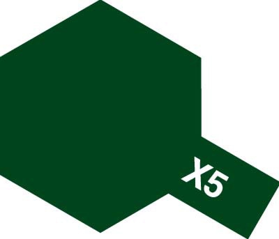 Краска акриловая Acrylic Mini X-5 Green (Tamiya) (10ml)