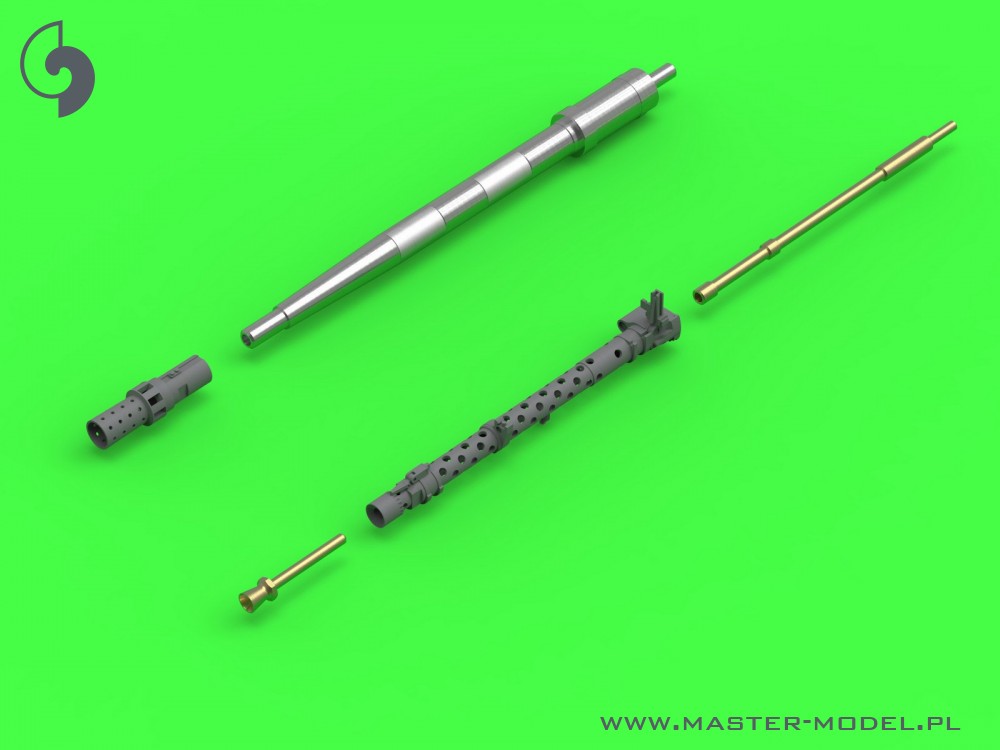Дополнения из латуни 1/35 PzKpfw II Ausf. A-F 2cm KwK30 L/55 & MG-34 gun barrels