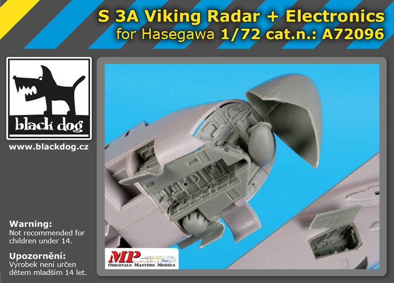 Дополнения из смолы 1/72 Lockheed S-3A Viking radar + electronics (для модели Hasegawa)