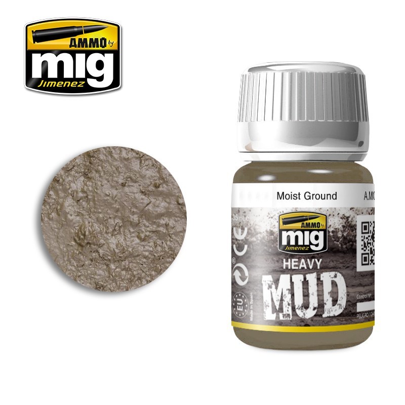 Жидкость для имитации грязевых брызг и потеков HEAVY MUD Moist Ground (35mL) (Ammo Mig)