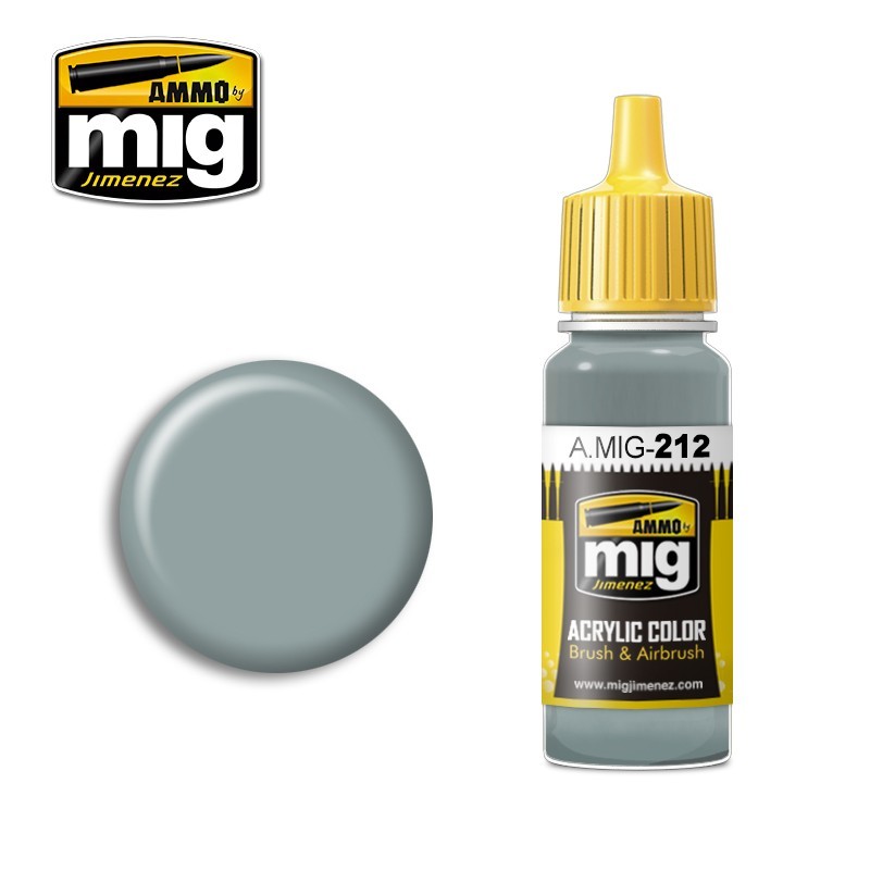 Краска акриловая FS 26373 SILVER GREY (серебристо-серый) (Ammo Mig) (17ml)