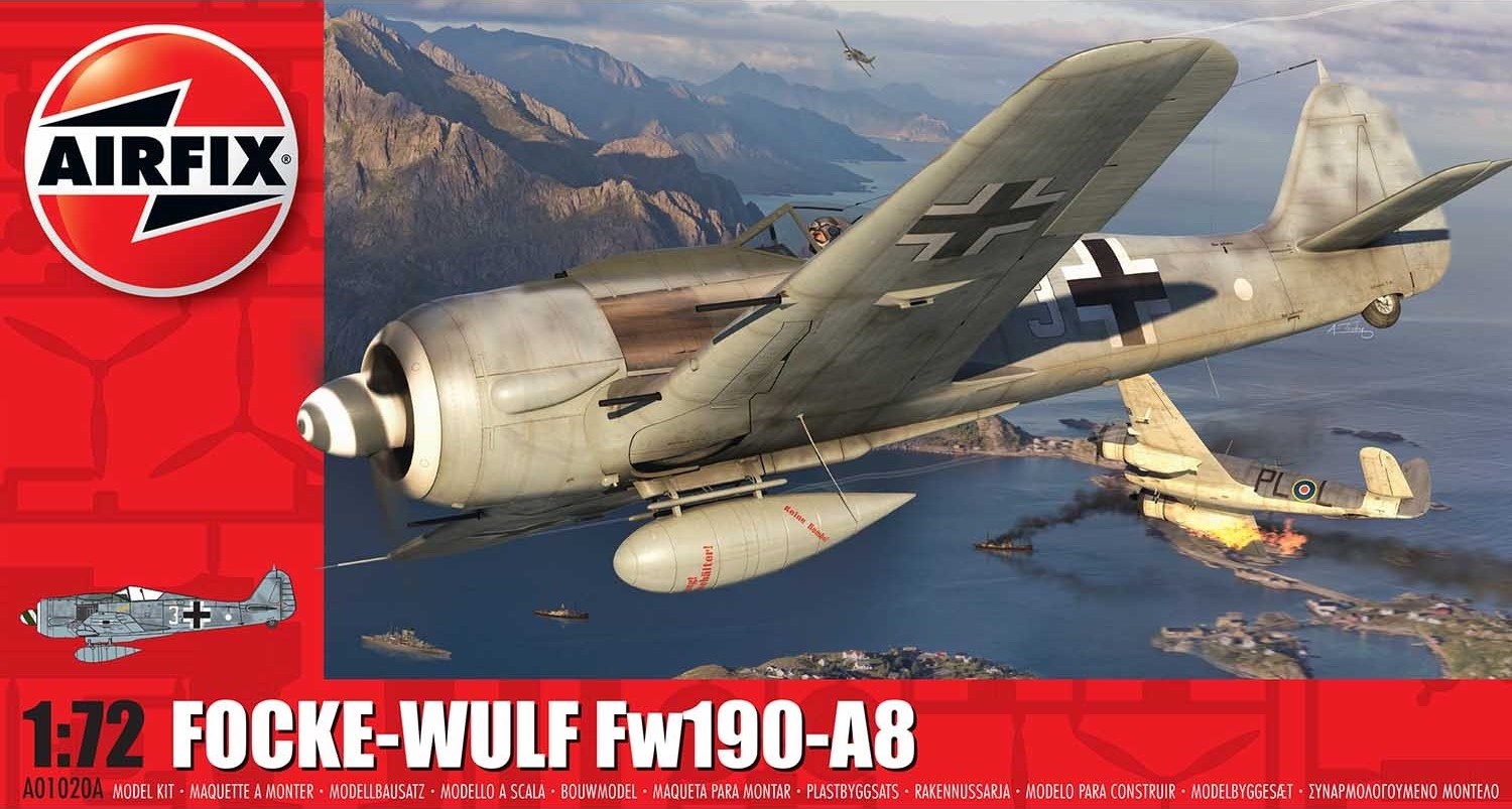Сборная модель 1/72 Focke-Wulf Fw-190A-8  (Airfix)