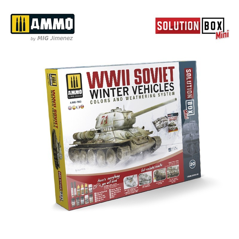 Набор для создания эффектов SOLUTION BOX MINI 20 - WWII Soviet Winter Vehicles (Ammo Mig)