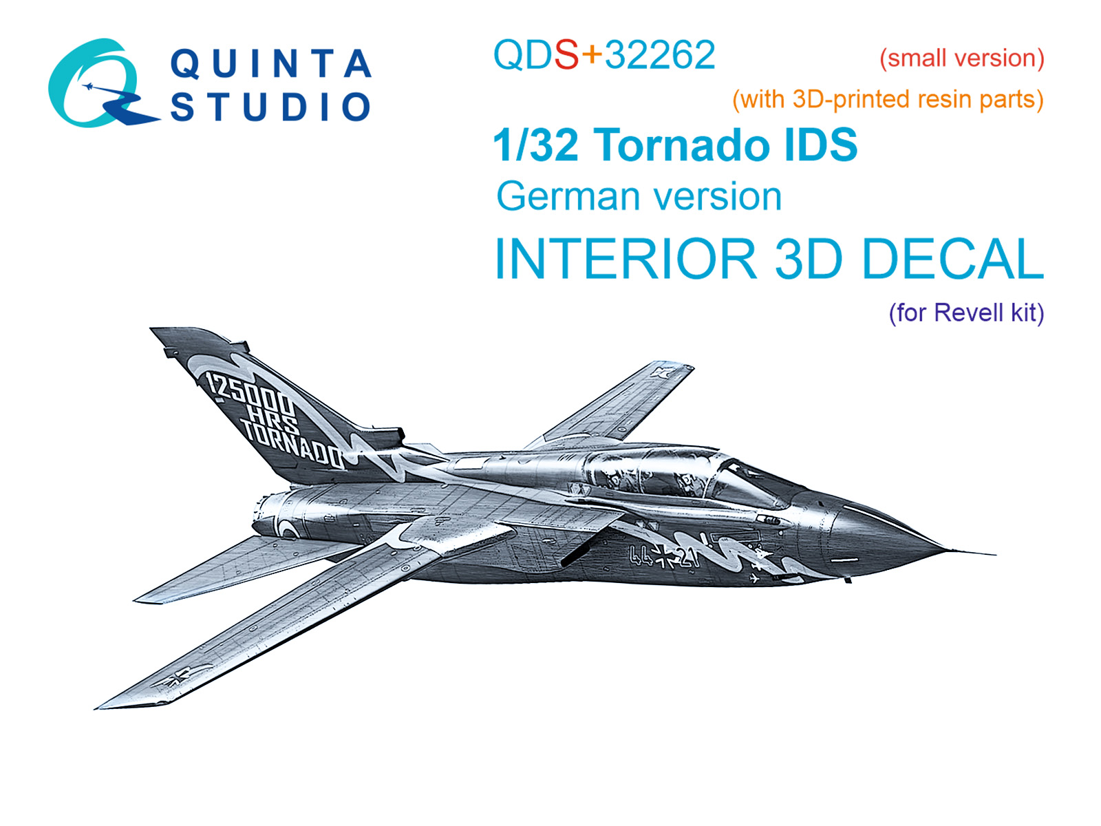3D Декаль интерьера кабины Tornado IDS (ВВС Германии) (Revell) (с 3D-печатными деталями) (малая верс