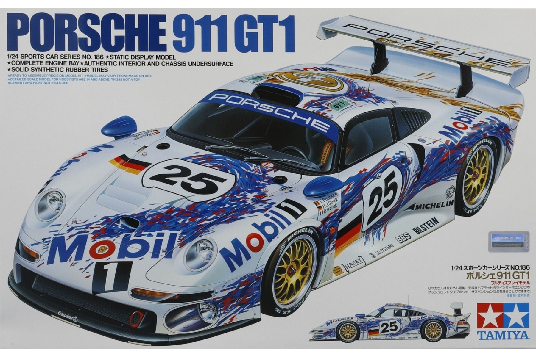 Сборная модель 1/24 Porsche 911 GT1 (Tamiya)