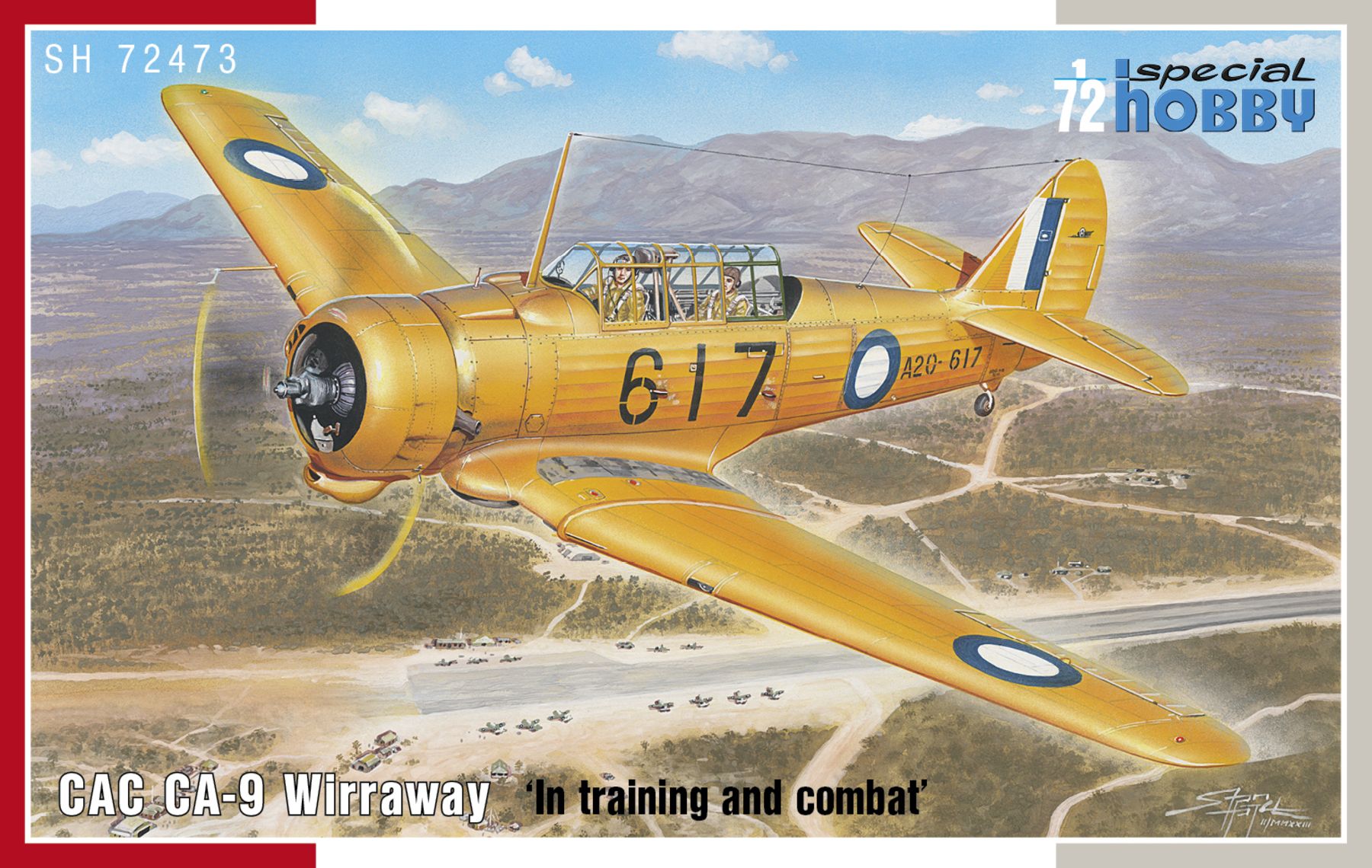 Сборная модель 1/72 CAC CA-9 Wirraway 'In training and combat' (Special Hobby)
