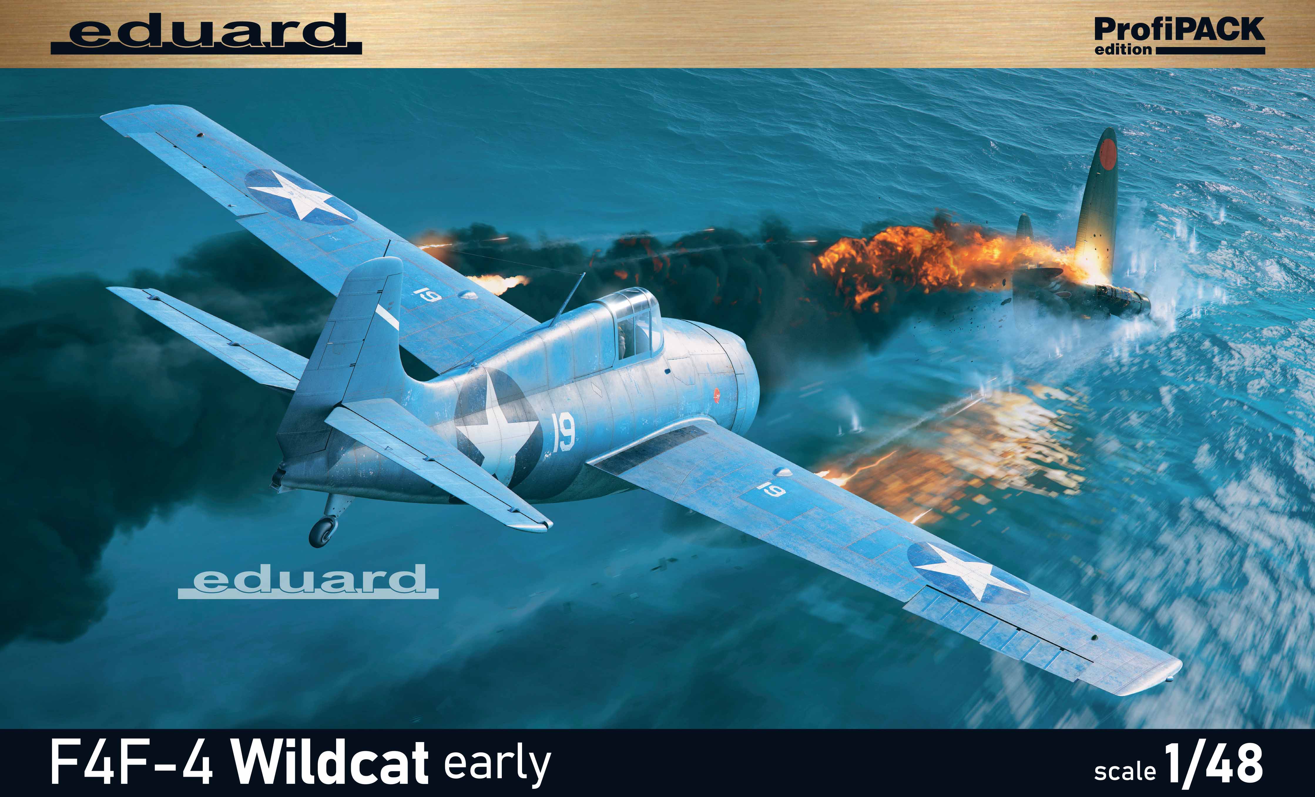Сборная модель 1/48 Grumman F4F-4 Wildcat early ProfiPACK edition (Eduard kits)