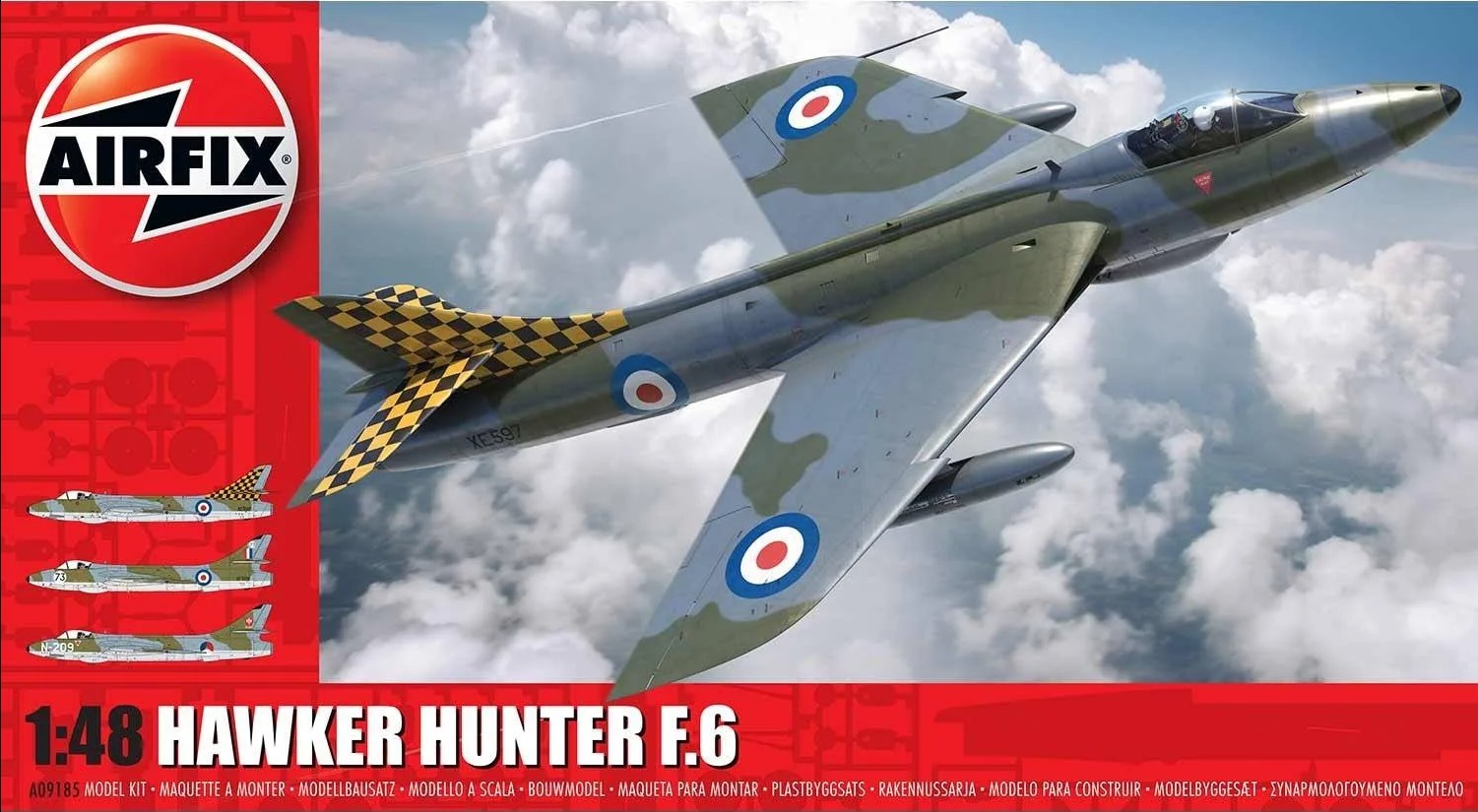Сборная модель 1/48 Hawker Hunter F.6 New Tool (Airfix)