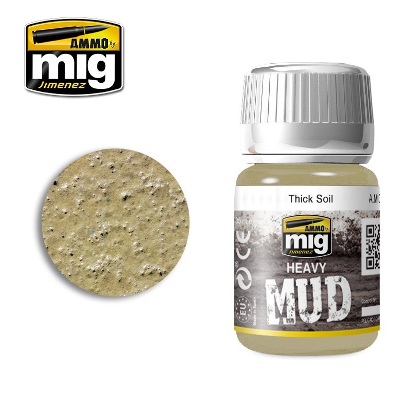 Жидкость для имитации грязевых брызг и потеков HEAVY MUD Thick Soil (35mL) (Ammo Mig)