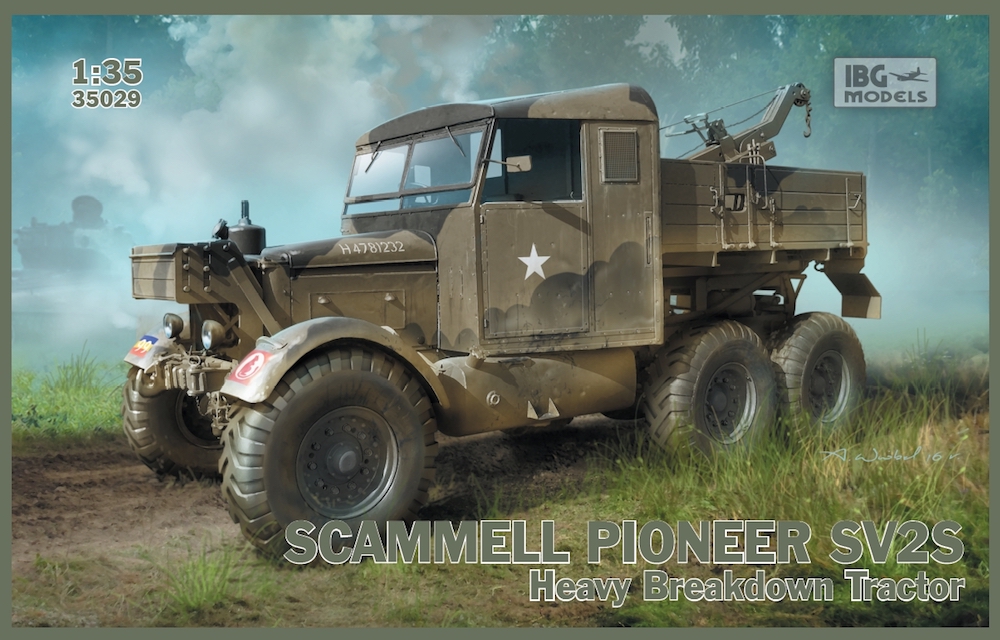 Сборная модель 1/35 Scammell Pioneer SV2S Heavy Breakdown Tractor (IBG Models)