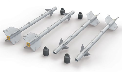 Дополнения из смолы 1/32 Ракеты AIM-9B Sidewinder 