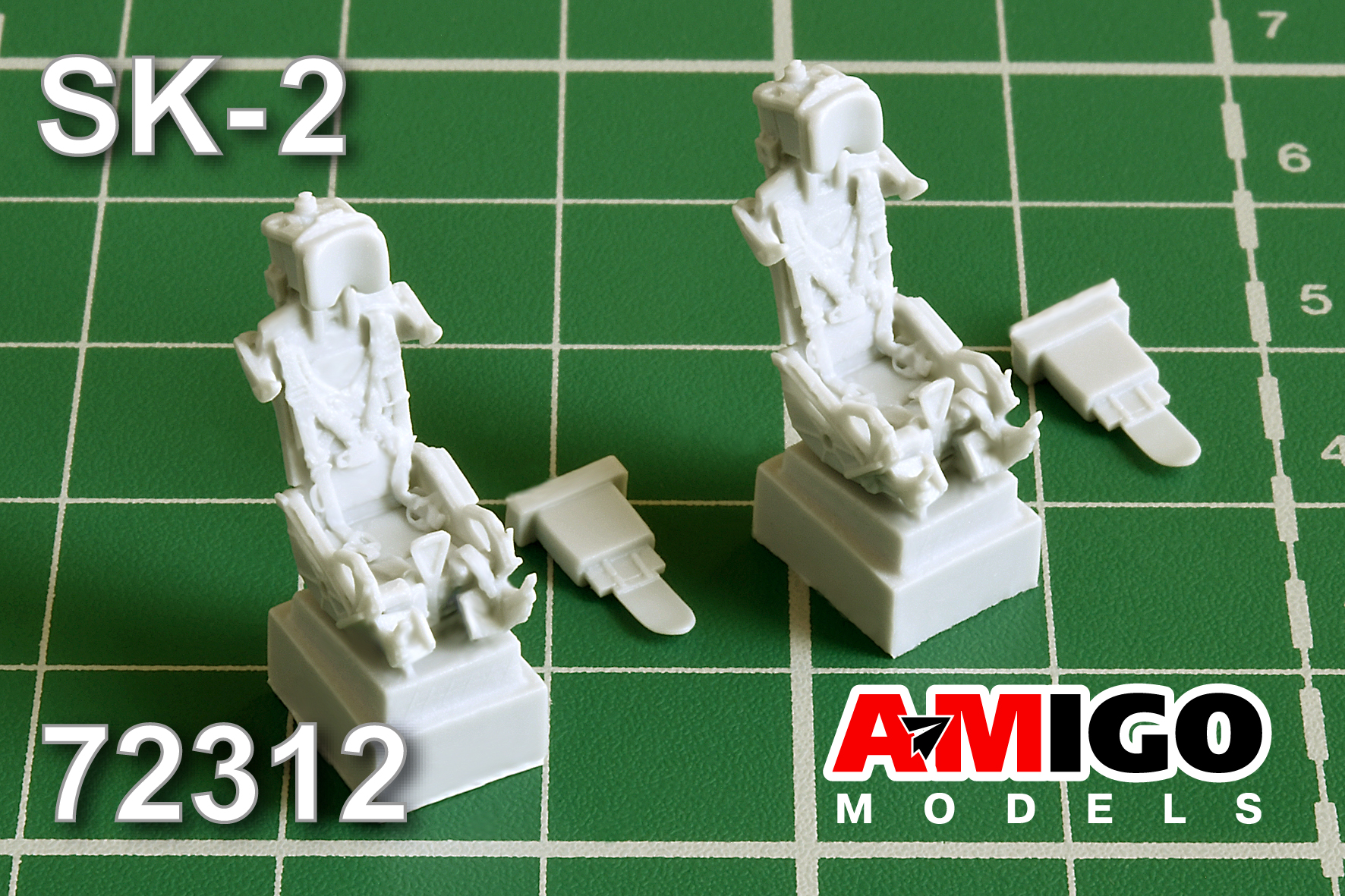 Дополнения из смолы 1/72 Катапультируемое кресло СК-2 (Amigo Models)