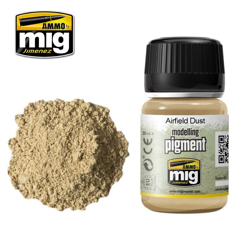 Сухие пигменты PIGMENT Airfield Dust (35mL) (Ammo Mig)