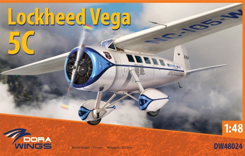 Сборная модель 1/48 Lockheed Vega 5C (Dora Wings)