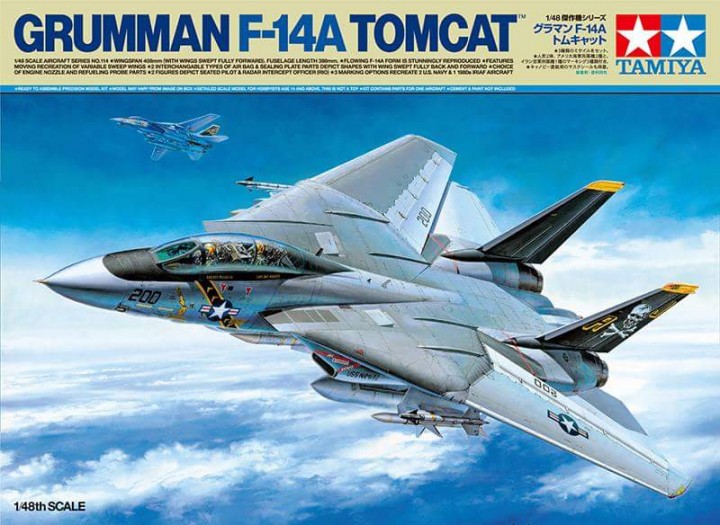 Сборная модель 1/48 Grumman F-14A Tomcat (Tamiya)