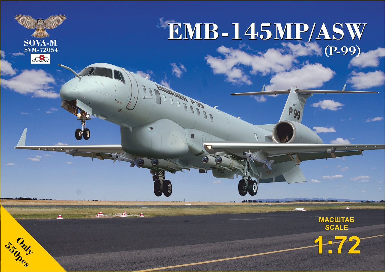 Сборная модель 1/72 EMB-145MP/ASW (P-99) Maritime patrol (Sova-M)