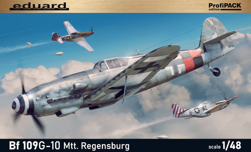 Сборная модель 1/48 Messerschmitt Bf-109G-10 Mtt Regensburg ProfiPack edition (Eduard kits)