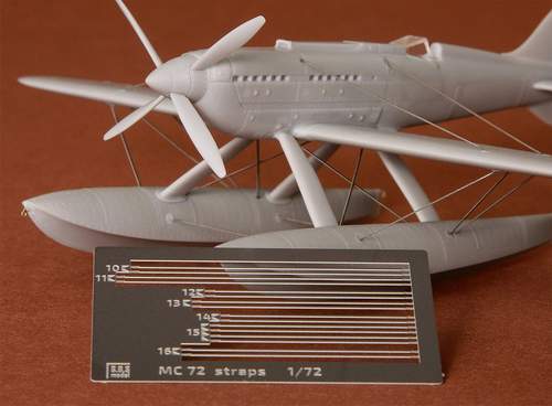 Фототравление 1/72 Имитации расчалок на Macchi C.72 (для модели SBS)