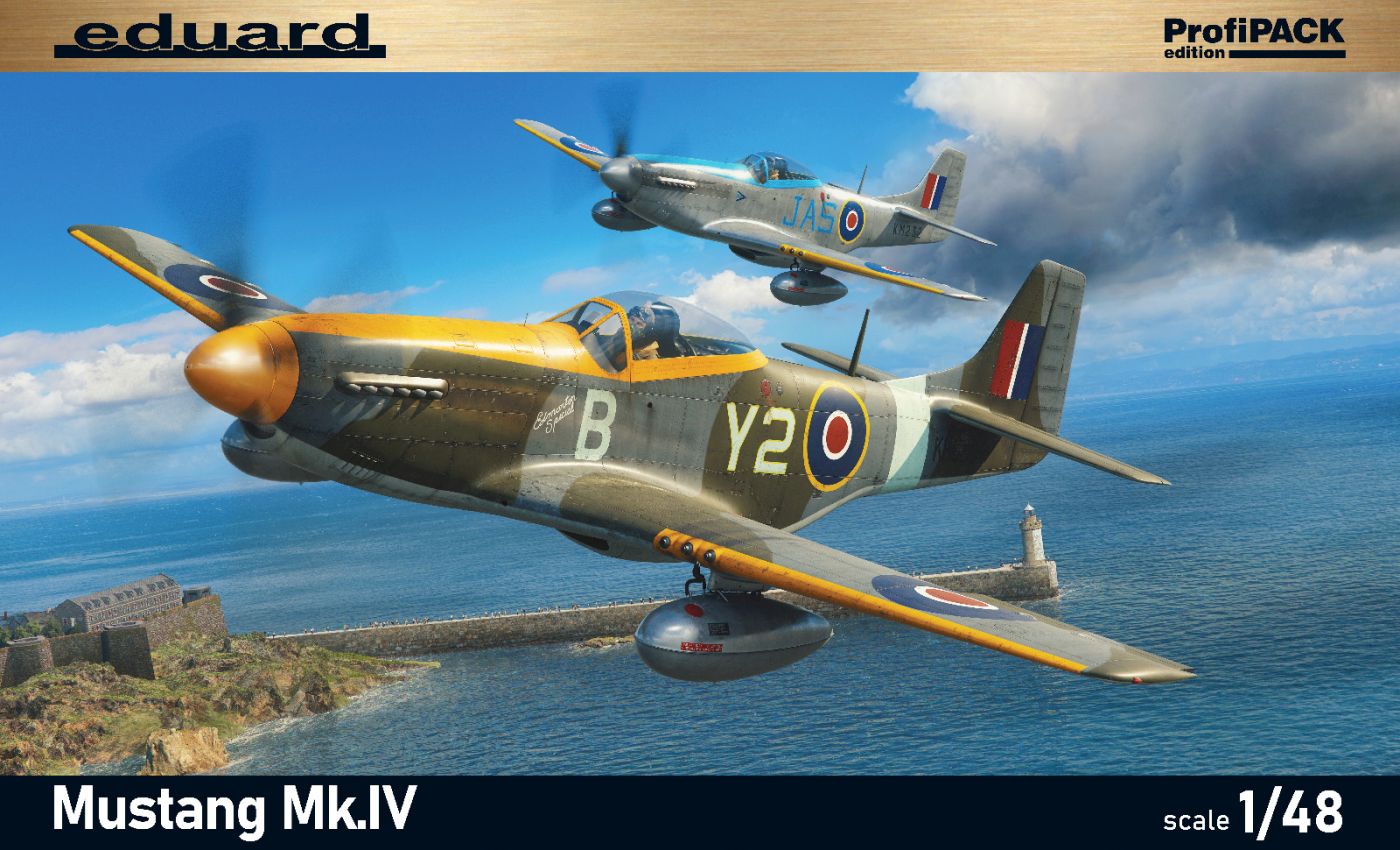 Сборная модель 1/48 North-American Mustang Mk.IV Profipack edition (Eduard kits)