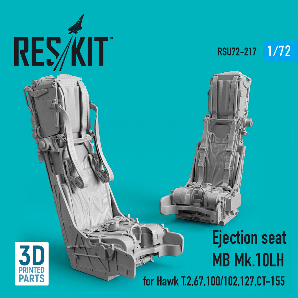 Дополнения из смолы 1/72 Ejection seat MB Mk.10LH for Hawk T.2,67,100/102,127,CT-155 (ResKit)