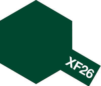 Краска акриловая Acrylic Mini XF-26 Deep Green (Tamiya) (10ml)