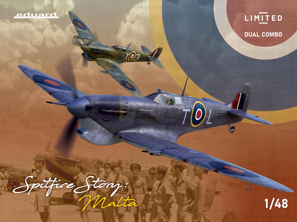 Сборная модель 1/48 Supermarine Spitfire STORY: MALTA DUAL COMBO (Eduard kits)