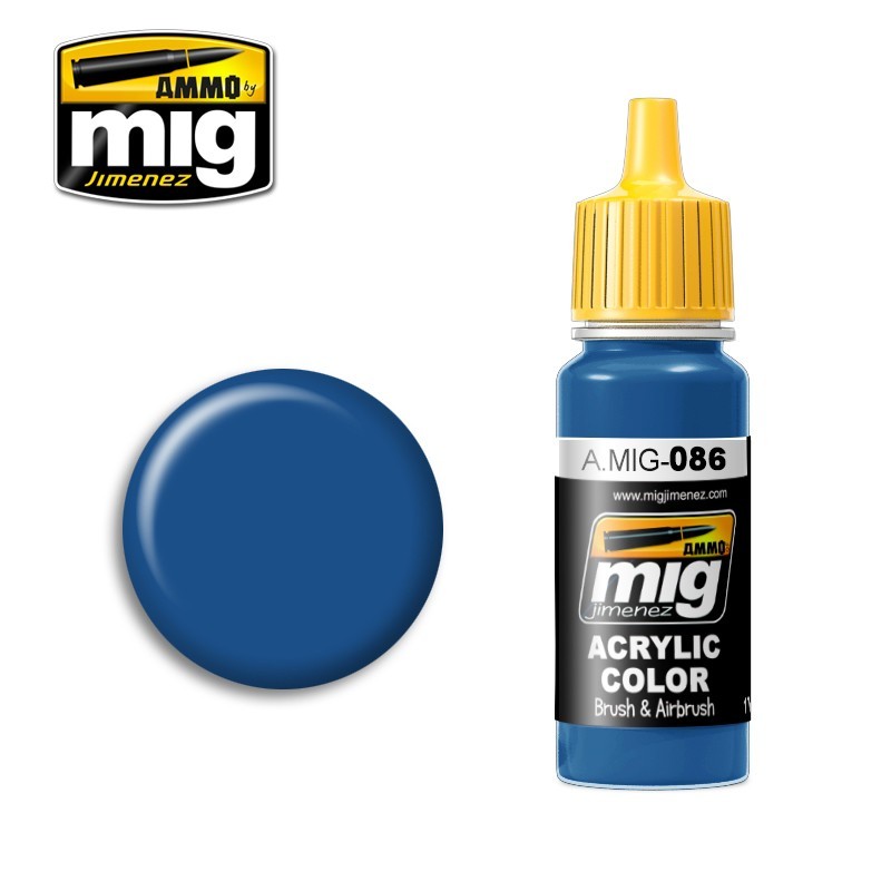 Краска акриловая BLUE (RAL 5019) (Ammo Mig) (17ml)