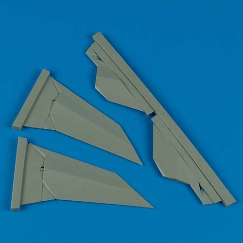 Дополнения из смолы 1/72 Lockheed F-117A Nighthawk vertical fins (Academy)
