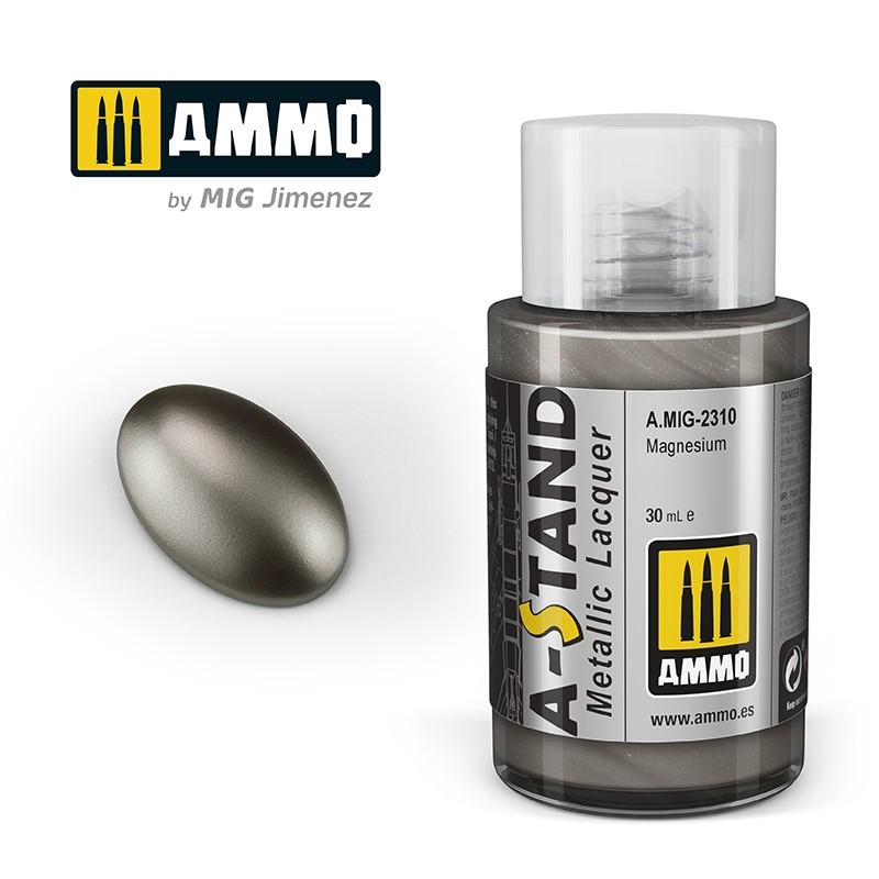 Лак металлик A-STAND Magnesium(Ammo Mig) (30ml)