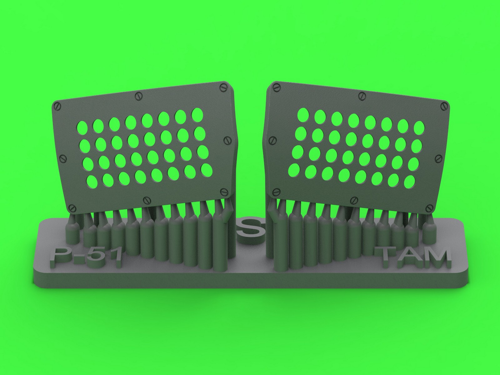 Дополнения из смолы 1/32 P-51 Mustang — крышка воздушного фильтра карбюратора (Tamiya)