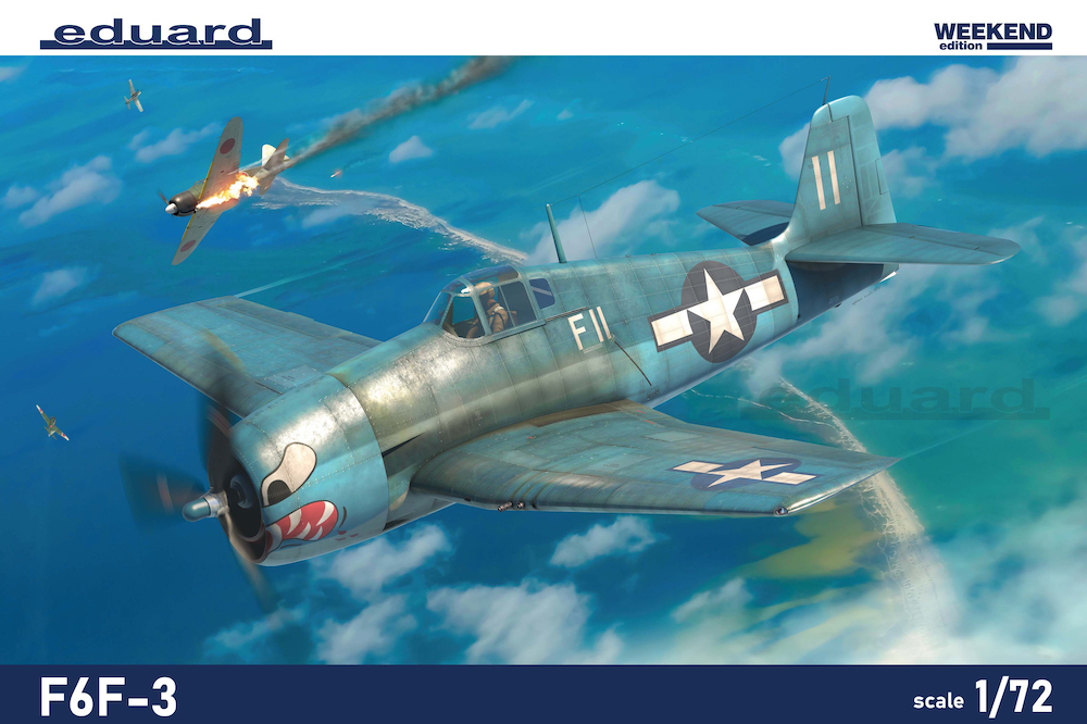 Сборная модель 1/72 Grumman F6F-3 Hellcat Weekend edition (Eduard kits)