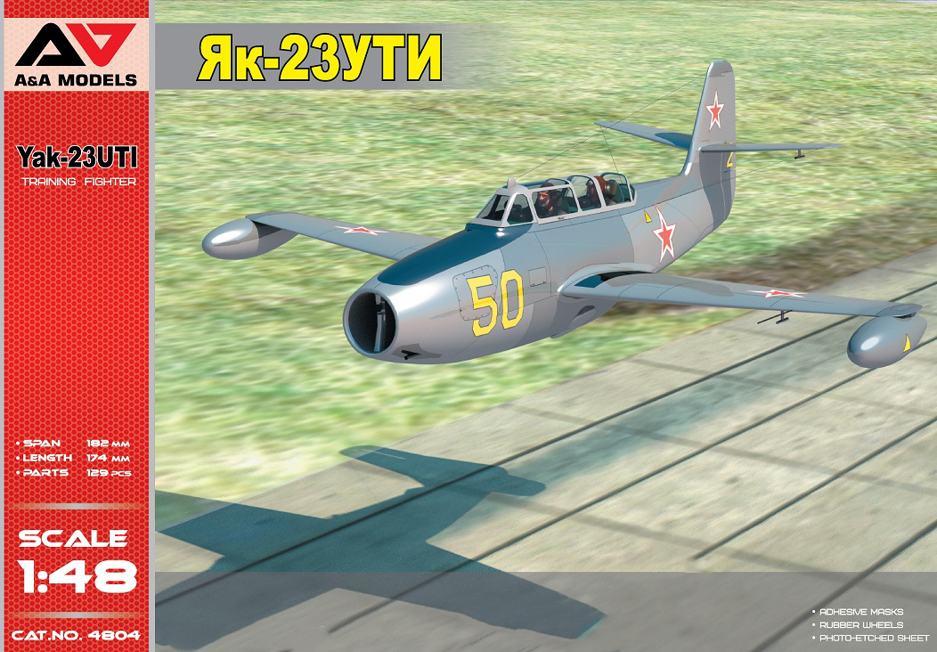 Сборная модель 1/48 Яковлев ЯК-23УТИ (A & A Models)