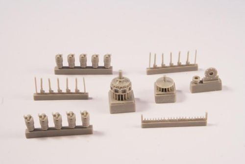 Дополнения из смолы 1/32 Le Rhone 9J - French WWI Rotary Engine